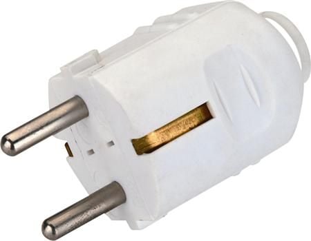 Schuko Stikprop Hvid 16A 250V -