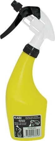 Kabi sprayflasker 0,65L gulproduceret i kemikalieresistente materialer