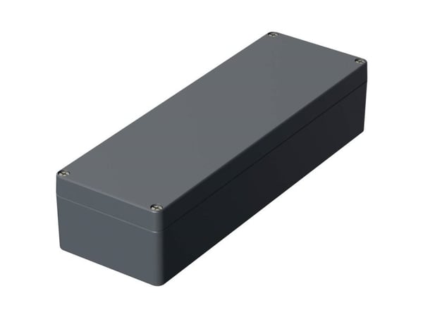 Bopla EUROMAS A 124 01124000 Teollisuuskaappi 360 x 120 x 81 Alumiini Sølvgrå (RAL 7001) 1 stk