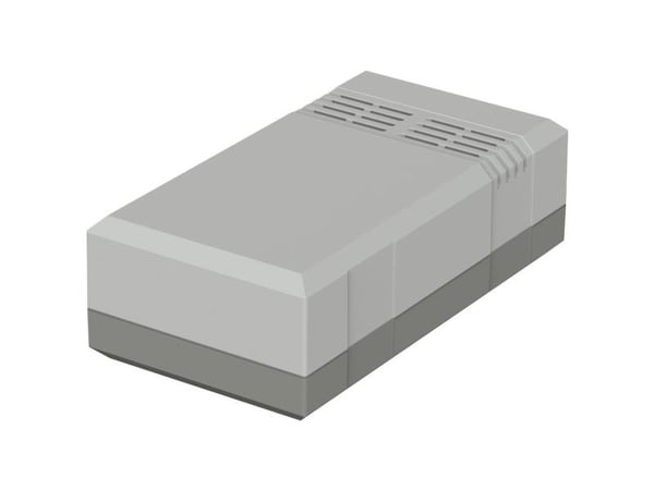 Bopla ELEGANT EG 1240 L 32124012 Elektroniikkakabinetti 125 x 67 x 40 Polystyrol (EPS) Gråhvid (RAL 7035) 1 kpl 1 stk
