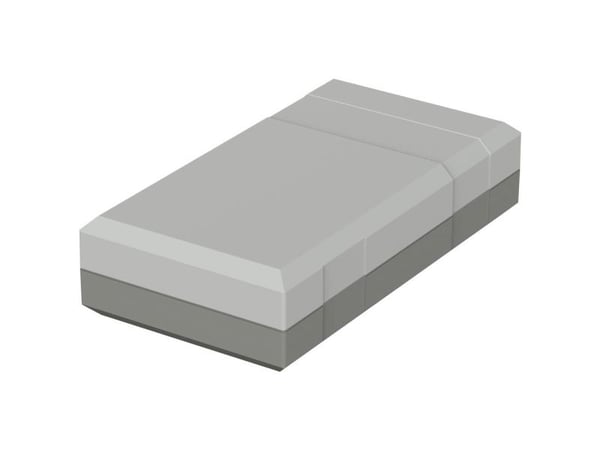 Bopla ELEGANT EG 1230 32123002 elektronikk-kabinett 125 x 67 x 30 polystyren (EPS) grå/hvit (RAL 7035) 1 stk
