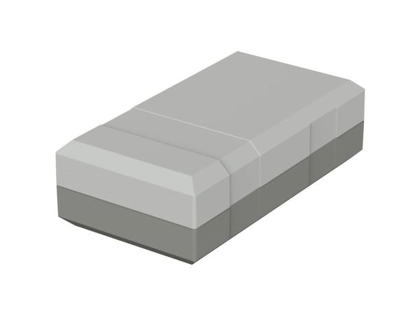 Bopla ELEGANT EG 1030 32103000 Elektroniikkakaappi 100 x 54 x 30 Polystyreeni (EPS) Harmaanvalkoinen (RAL 7035) 1 kpl