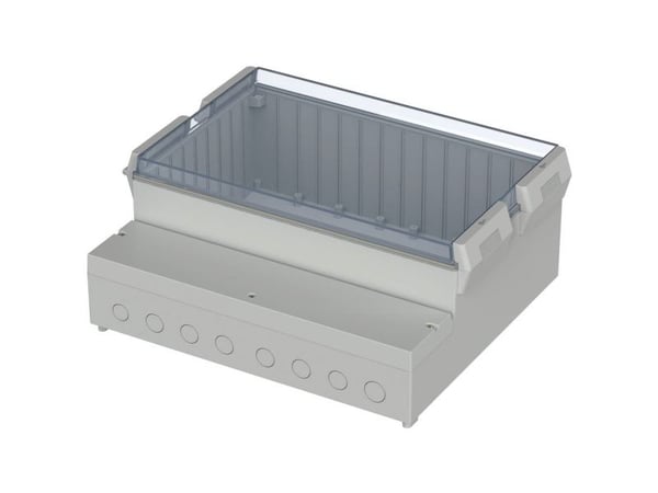 Bopla REGLOCARD RCP 2500 Seinäasennettava kotelo 257 x 217 x 132,5 ABS, polykarbonaatti Vaaleanharmaa 1 kpl