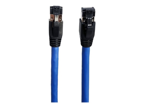 Microconnect MC-SFTP8010B, 10 m, Cat8.1, S/FTP (S-STP), RJ-45, RJ-45, Sininen