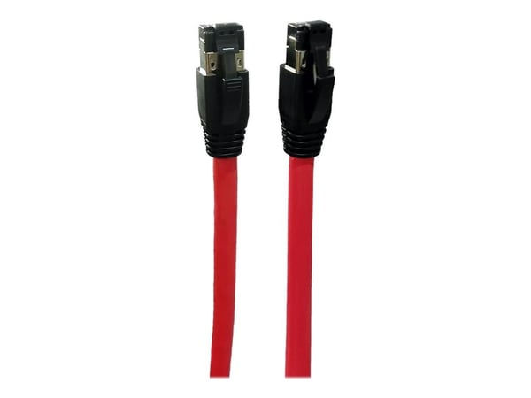 Microconnect MC-SFTP802R, 2 m, Cat8.1, S/FTP (S-STP), RJ-45, RJ-45, Punainen