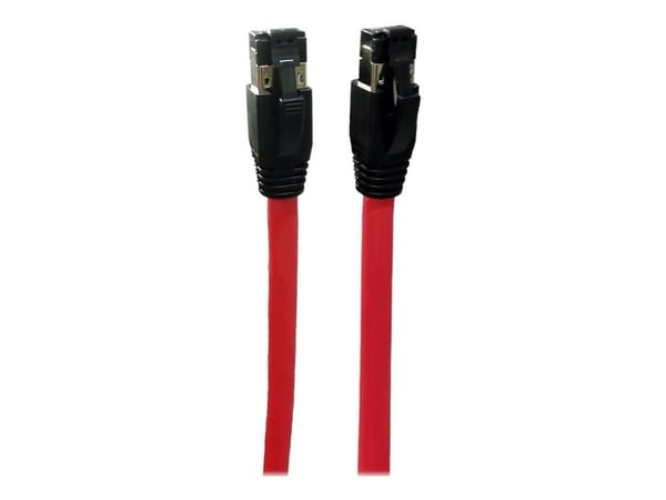 Microconnect MC-SFTP802R, 2 m, Cat8.1, S/FTP (S-STP), RJ-45, RJ-45, Punainen