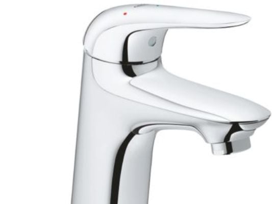 Grohe DIY Wave etgreb håndvask - Wave etgrbatteri t. håndvask, S-Size, ethulsmontage 23748001