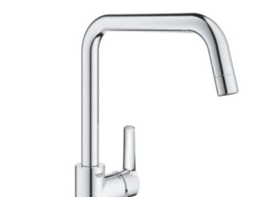 GROHE QuickFix Start, Standard, Kromfarget, Joystick/Styrepinne, Single/enkelt, 3/8", Keramisk