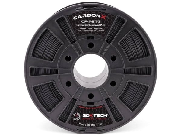 3D Xtech PTG2010750BK0 3DXSTAT ledende ESD-filament PETG kjemisk bestandig, lite lukt 1.75 mm 750 g sort 1 stk