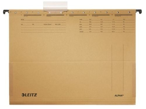 Leitz ALPHA - Hengefil - for A4 (210 x 297 mm) - naturlig brun