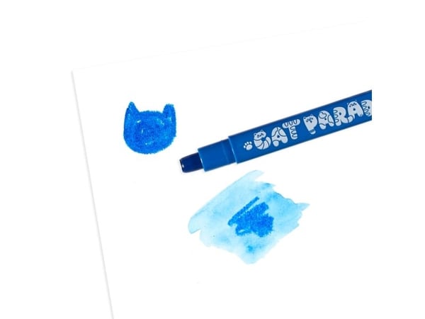 OOLY Cat Parade, 12 stykker, Sort, Blå, Brun, Grønn, Grå, Lyseblå, Lysegrønn, Oransje, Lilla, Rød, Rosa, Gult, Flerfarget, Butt, Plast, 3 år