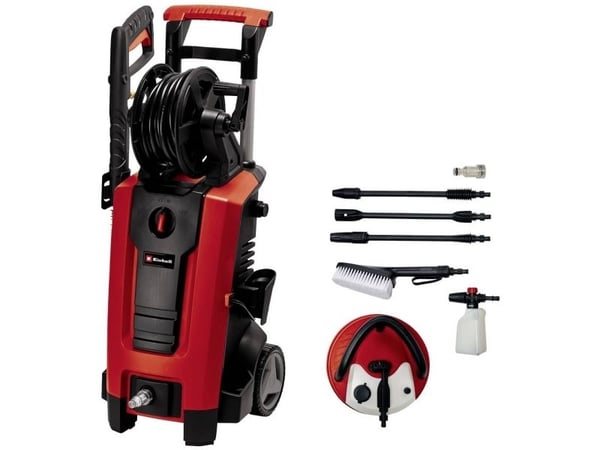 Einhell TE-HP 170, Rett opp, Elektrisk, 10 m, Høyt trykk, 1,2 l, Svart, Rød