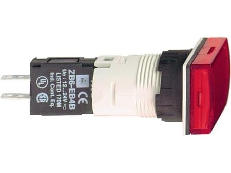 Schneider Electric XB6DV4BB, Knapp, 16 mm, 1 styck