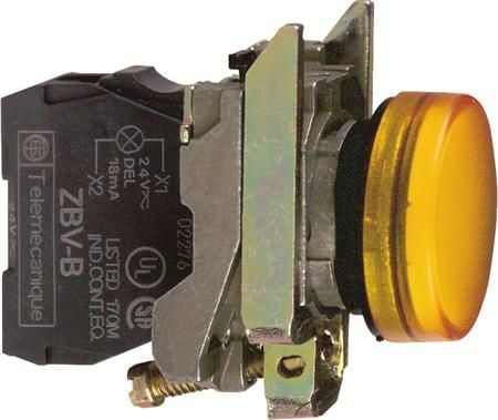 Schneider Electric XB4BVB5 Signaalit Gul 24 V/DC, 24 V/AC 1 kpl 1 kpl