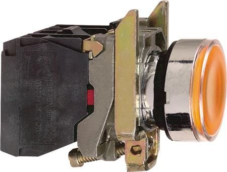 Schneider Electric XB4, Keltainen, 220-240 V, 50 - 60 Hz, 10 A, 30 mm, 101 mm