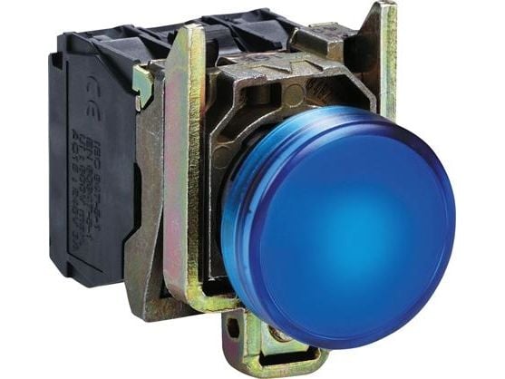 Schneider Electric XB4BVB6, Sininen, IP66, CSA, 24 V, 2,2 cm