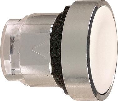 Schneider Electric Harmony ZB4BA1 painonappi litteä 1 painike valkoinen paineen vapautus 1 kpl