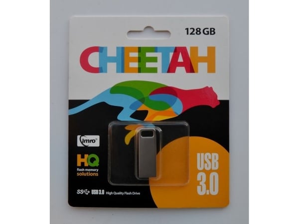 IMRO USB 3.0 CHEETAH/128GB USB flash drive 3.2 Gen 1 (3.1 Gen 1) Chrome Silver