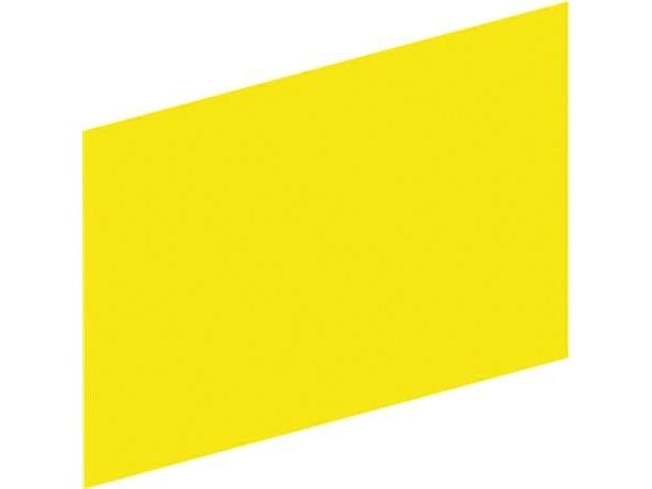 Skylt vit/gul utan text ZBY5102