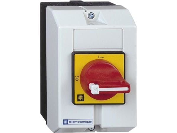 Schneider Electric VCF01GE, Kiertokytkin, 3P, Valkoinen, Punainen, IP65, 16 A, 90 mm