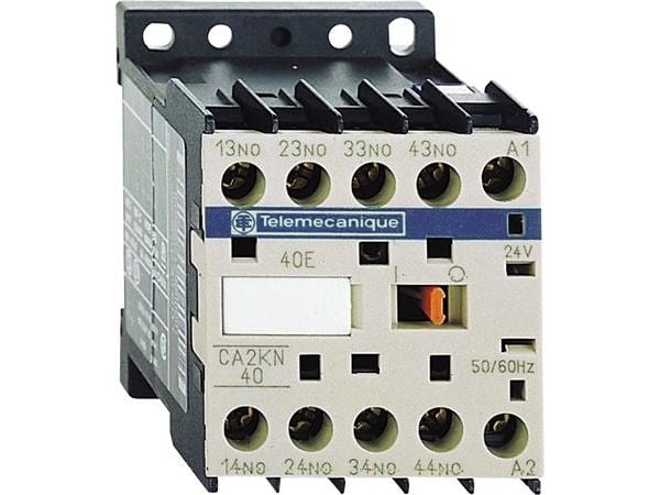 Schneider Electric CA2KN40P7, Musta, Valkoinen, 17 V, 58 x 45 x 57 mm, 180 g, -25 - 50 °C
