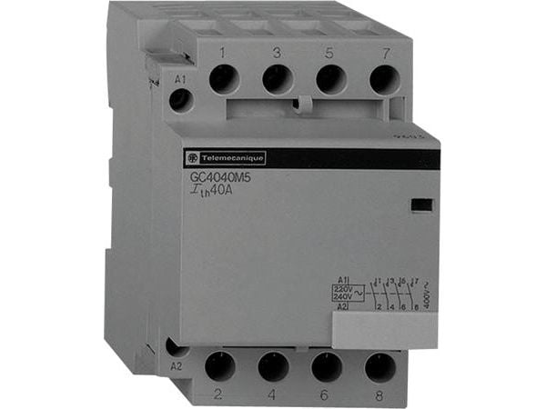 Schneider Electric GC40, Valkoinen, 4P, 500 V, 4 kV, 250 V, 40 A