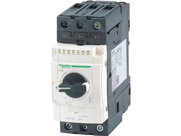 Schneider Electric GV3L65, Motorstartare, Svart, 50/60 hz, -20 - 60 ° C, -40 - 80%, 55 mm