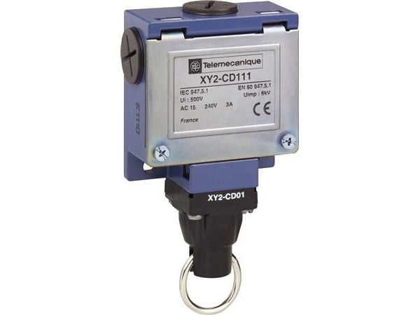 Päätepysäytin rengasvetotoiminnolla XY2CD111