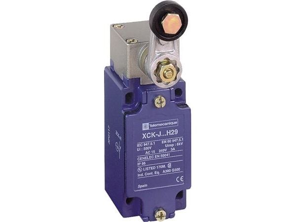 Schneider Electric XCKJ10511H29, Ledningsført, Zamak, IP66, Blå, CCC CSA UL, 40 mm