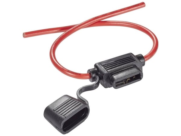TRU COMPONENTS sikringsholder bil, standard flatstiftsikring 30 A 3,3 mm² 1 stk