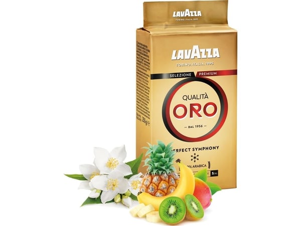 Lavazza Qualità Oro, 250 g, Middels brent, Espresso, Veske