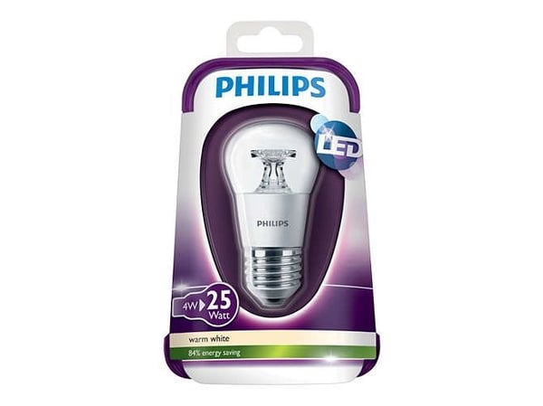 Philips LED Illum/krone 8718291743439, 3 W, 25 W, E14, 250 lm, 15000 timer, Varm hvit