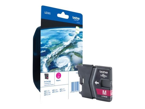 Brother LC985M - 10 ml - magenta - original - bläckpatron - för Brother DCP-J140W, DCP-J315W, DCP-J515W, MFC-J410