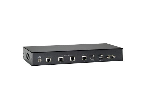LevelOne HVE-9214PT HDMI over Cat.5 Transmitter - Video/lyd/seriell-forlenger - sender - 10Mb LAN, HDMI, HDBaseT - over CAT 5 - opp til 100 m