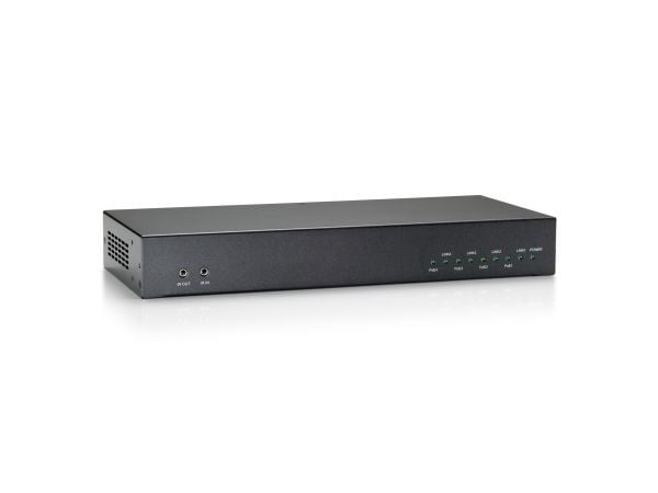 LevelOne HVE-9214PT HDMI over Cat.5 Transmitter - Video/lyd/seriell-forlenger - sender - 10Mb LAN, HDMI, HDBaseT - over CAT 5 - opp til 100 m