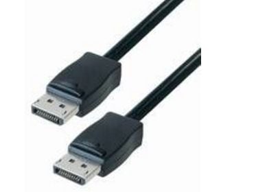 Alcasa 4810-020, 2 m, DisplayPort, DisplayPort, Hankjønn, Hankjønn, Svart