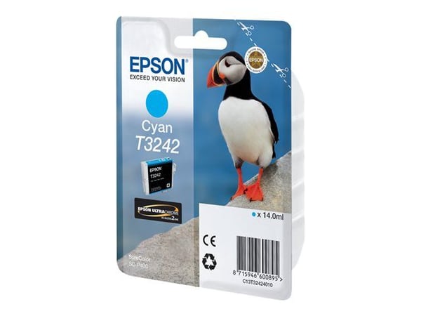 Epson SureColor T3242 Cyan, 14 ml, 980 sivua, 1 kpl