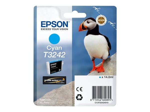Epson SureColor T3242 Cyan, 14 ml, 980 sivua, 1 kpl