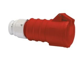 BALS CEE JatkojohtoH6 400V AC 16A 4-napainen, punainen, multigrip kaapelinpoisto, Quick Connect® IP44polyamidi,