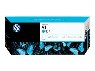 HP 91 - 775 ml - cyan - original - DesignJet - blekkpatron - for DesignJet Z6100, Z6100ps