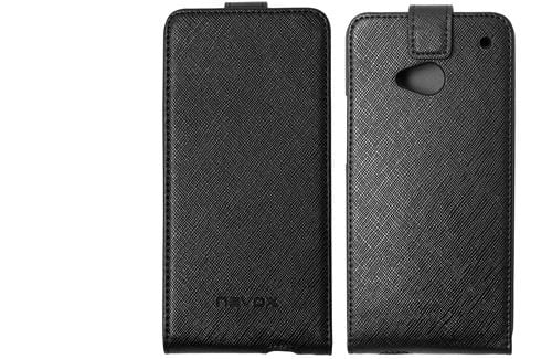 nevox 1153, Flip case, HTC, One, Svart