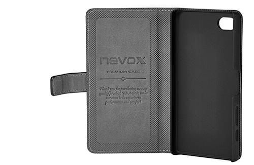 Nevox Ordo Book Leather Case For Sony Xperia Z5 Compact Black/Grey