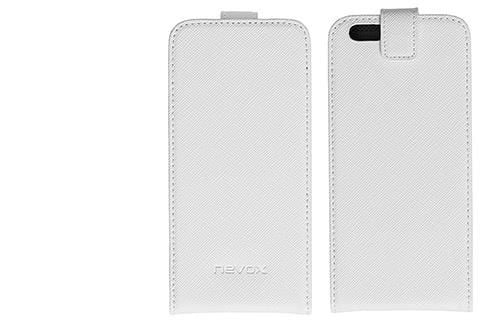 nevox 1339, Avattava kotelo, Apple, iPhone 6S, Harmaa, Valkoinen
