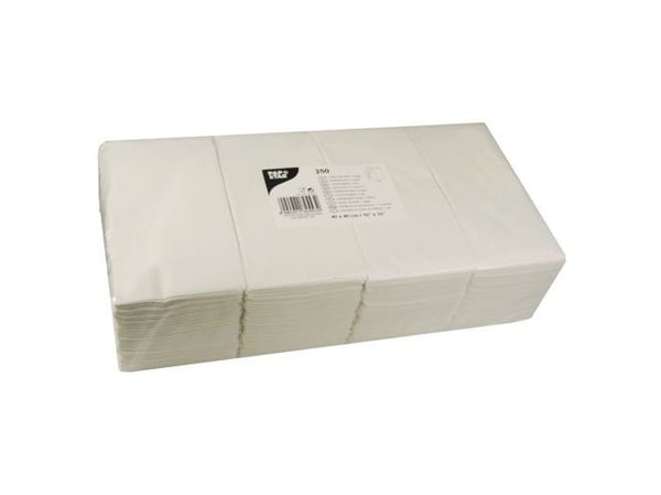 Papstar 82553, Hvit, Tørkepapir, Monokromatisk, 34 g/m², 400 mm, 400 mm