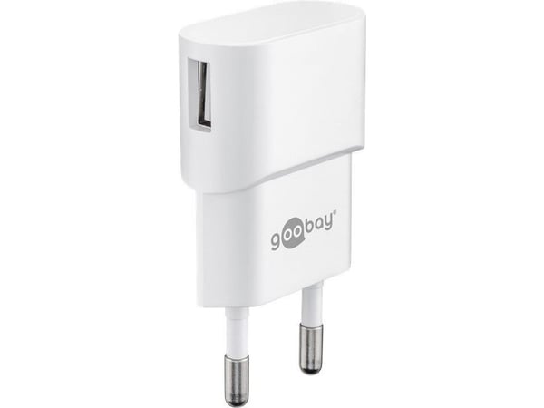 Goobay 45297, Sisätila, AC, 1 m, Valkoinen
