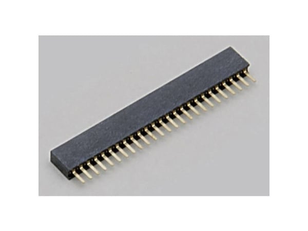 Conrad TC-2506276, 1 x 20-pin, Musta, Metallinen, Naaras, Suora, 300 V, 20 mO