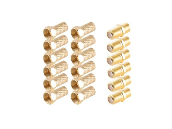 shiverpeaks BS15-300014, F-tyyppi, F, F, Kulta, 6,7 mm, 18 kpl