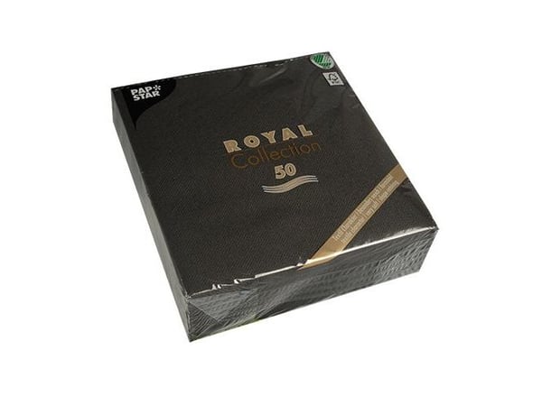 Papstar 10452, Sort, Tørkepapir, Monokromatisk, 54 g/m², 400 mm, 400 mm