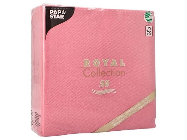 Papstar 81449, Rosa, Tørkepapir, Monokromatisk, 54 g/m², 400 mm, 400 mm
