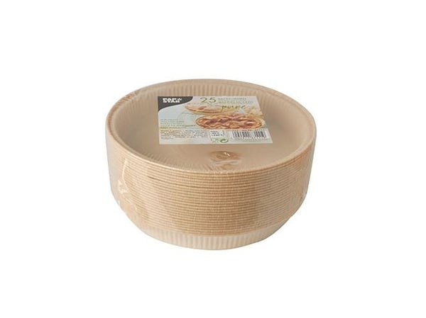 PAPSTAR leivinpelti "pure", pyöreä, 600 ml, ruskea, pergamenttipaperi silikonikerroksella, pakastuskelpoinen, - 1 kpl (87111)